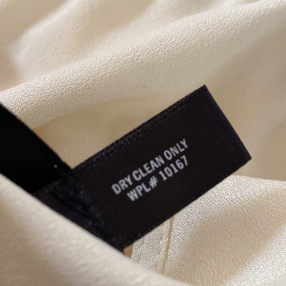 AQUA Bloomingdales Cream Tank Black Mini Skirt Dress🖤🤍🖤 - Picture 4 of 6
